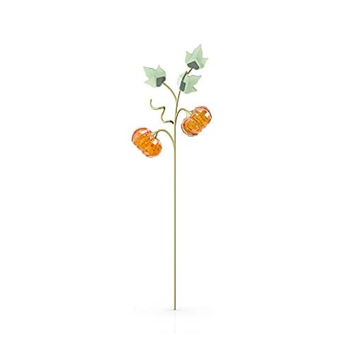 Swarovski Garden Tales Pumpkin Figurine Orange Green Crystals Brushed Champagne Gold Tone-Finish Stem
Swarovski Garden T