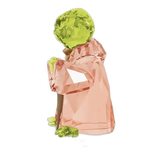 Swarovski Star Wars Master Yoda Crystal Figurine - Vintage Green and Brown Crystals for Star Wars Fans
| Swarovski Star