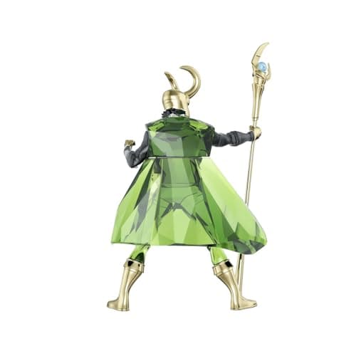 Swarovski Marvel Loki Figurine: Genuine Crystal, Unique Artwork, Anime Fans, Home Decoration, Precise Detailing, 8cm He