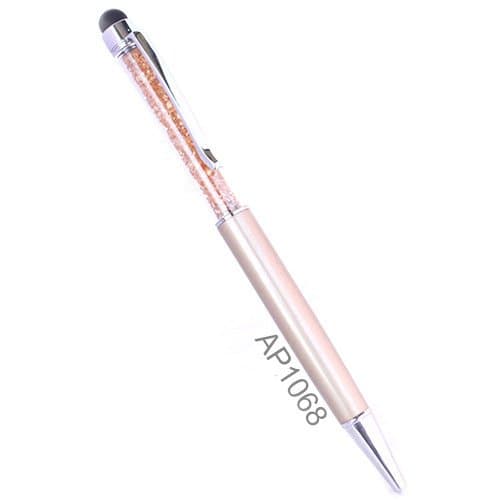 Swarovski Crystal Filled Ballpoint Pen - Dangling Charm Light Blue