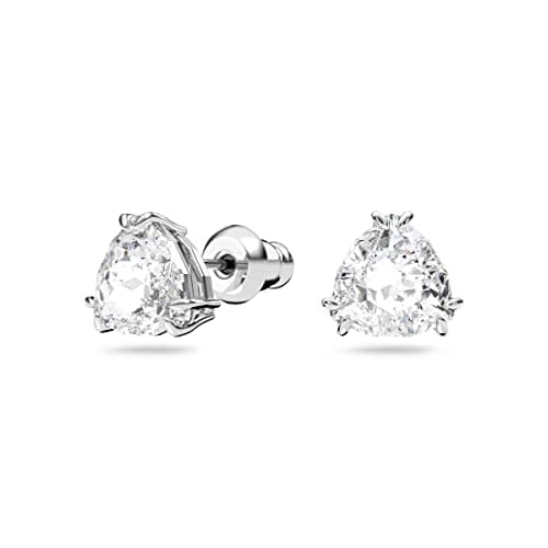 Swarovski Millenia Stud Earrings Trilliant Cut Crystal White Rhodium Finish Perfect for Special Occasions")}