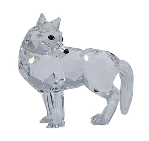 Swarovski Crystal Wolf Retired #207549 For Women Jewelry Ornament