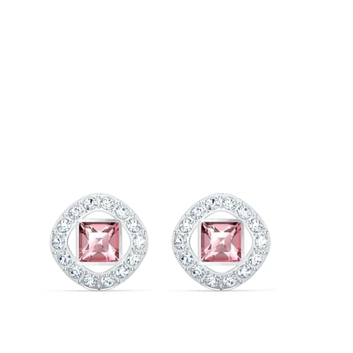 Swarovski Una Angelic Crystal Stud Earrings for Women Everyday Glamour 24K Gold Plated 925 Silver 0.5ct Specimen Crystal