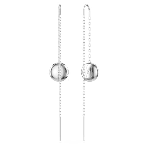 Swarovski Meteora Earrings Collection - Meteor Inspired Design with Snow Pavé of Clear Round Crystals for Fashionable W