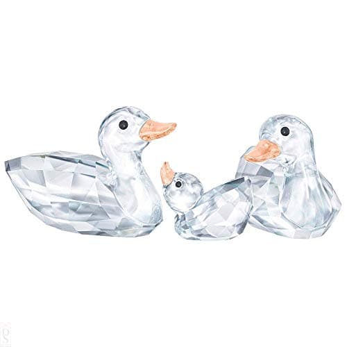 Swarovski Crystal Duck Figurine - Multi-Colour, Lightweight, Perfect Gift for Wildlife Enthusiasts, |5 x |2 x |1 cm  
Sw