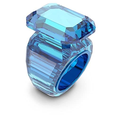 Swarovski Lucent Cocktail Ring Jewelry Collection - Blue Crystal, Pink Crystal, Elegant Party Accessories
| Swarovski L