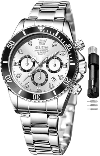 Luxury OLEVS Women's Fashion Rose Gold Diamond Analog Quartz Watches for Women
| OLEVS Women's Stainless Steel Luminous