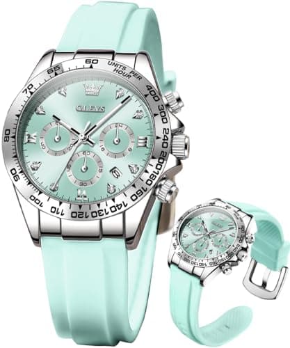 Luxury OLEVS Women's Fashion Rose Gold Diamond Analog Quartz Watches for Women
| OLEVS Women's Stainless Steel Luminous