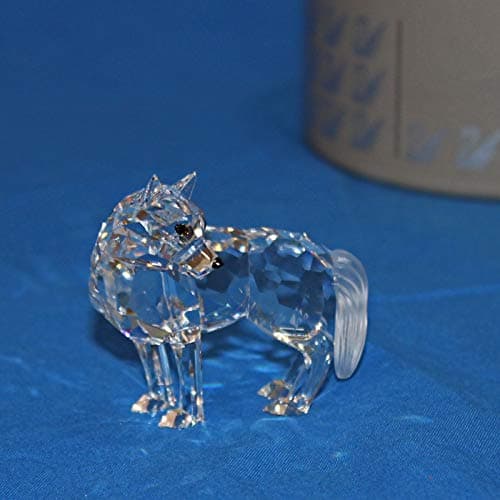 Swarovski Crystal Wolf Retired #207549 For Women Jewelry Ornament