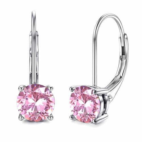 Blahanna Moissanite Earrings - D Color 1.0ct-|0ct Brilliant Round Cut Lab Created Diamonds 18K White Gold Plated Sterlin