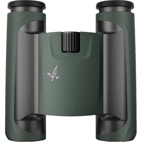 Swarovski OPTIK 8x25 CL Pocket Binoculars for Wild Nature Viewing with Large Field of View and Green Color