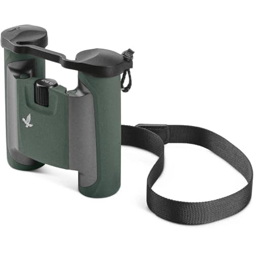 Swarovski OPTIK 8x25 CL Pocket Binoculars for Wild Nature Viewing with Large Field of View and Green Color