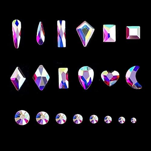 600 Crystal AB Diamonds + 2500 Flat Rhinestones Mix for DIY Crafts
| 3D Ornament Flat Back Rhinestone Crystals Set for