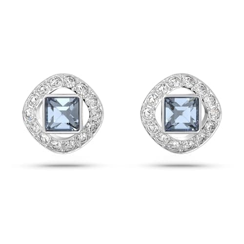Swarovski Una Angelic Crystal Stud Earrings for Women Everyday Glamour 24K Gold Plated 925 Silver 0.5ct Specimen Crystal