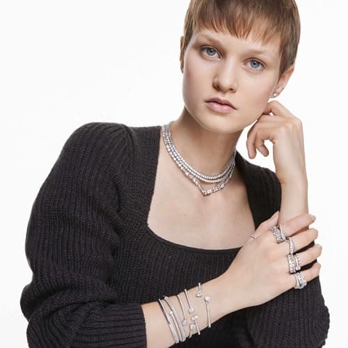 Swarovski Hyperola Ring - Mixed Cuts Clear Rhodium Finish for Fashion Statement Jewelry Lovers
| Swarovski Hyperola Rin