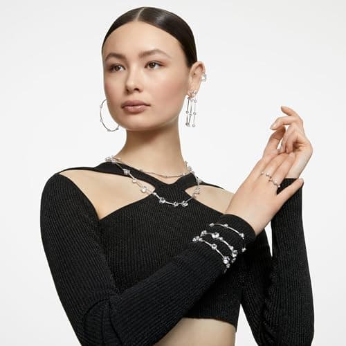Swarovski Millenia Drop Earrings with Clear Oversized Octagon Cut Crystal for Elegant Ladies at Formal Events
| Swarovs