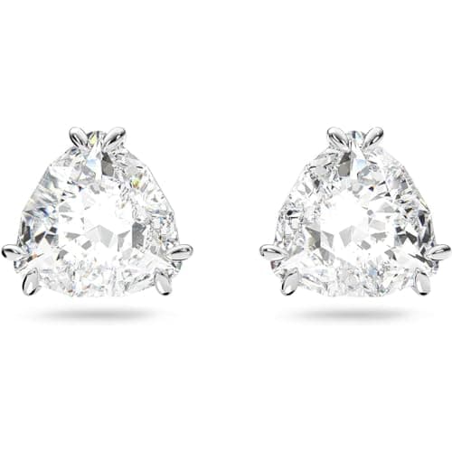 Swarovski Millenia Stud Earrings Trilliant Cut Crystal White Rhodium Finish Perfect for Special Occasions")}