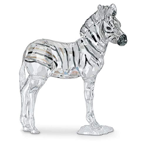 Swarovski Elegance of Africa SCS Zebra Baby Zuri Figurine for Kids Collectible Sculpture 15cm High Hollywood Glamour Ele