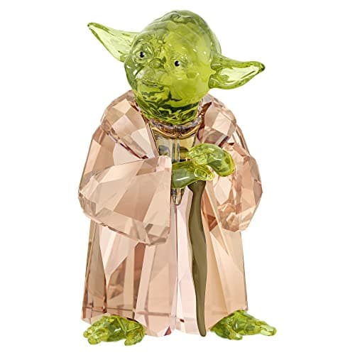 Swarovski Star Wars Master Yoda Crystal Figurine - Vintage Green and Brown Crystals for Star Wars Fans
| Swarovski Star