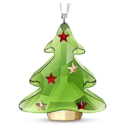 Swarovski Joyful Ornaments Santa’s Reindeer Figurine Multicolored Crystals for Holiday Decor