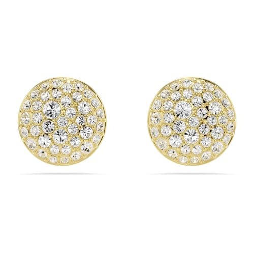 Swarovski Meteora Earrings Collection - Meteor Inspired Design with Snow Pavé of Clear Round Crystals for Fashionable W