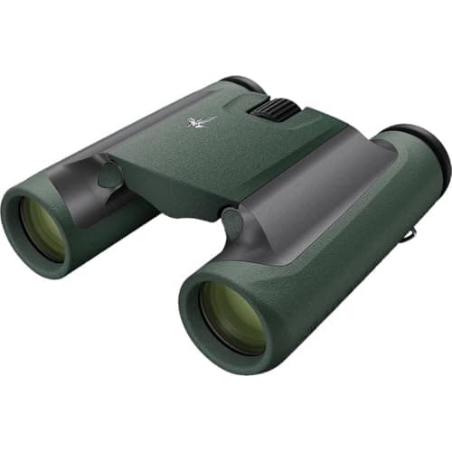 Swarovski OPTIK 8x25 CL Pocket Binoculars for Wild Nature Viewing with Large Field of View and Green Color
