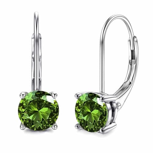 Blahanna Moissanite Earrings - D Color 1.0ct-|0ct Brilliant Round Cut Lab Created Diamonds 18K White Gold Plated Sterlin