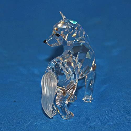 Swarovski Crystal Wolf Retired #207549 For Women Jewelry Ornament