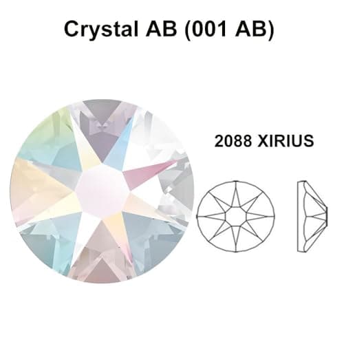 Swarovski 2088 Crystal AB (001 AB) - 5mm Flatbacks - 144pcs (1 Gross) Non-HotFix 20ss

Swarovski 2088 Crystal AB (001 AB