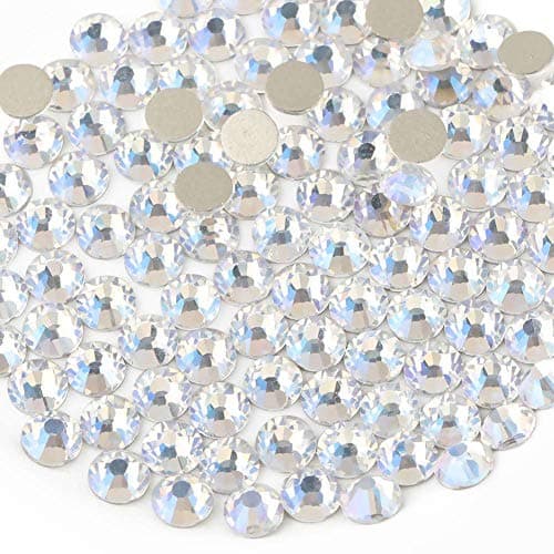 BEADSLAND Crystal Rhinestones Round Gems for Nail Art Craft Glue Fix
| BEADSLAND Flat Back Crystal Rhinestones for Nail