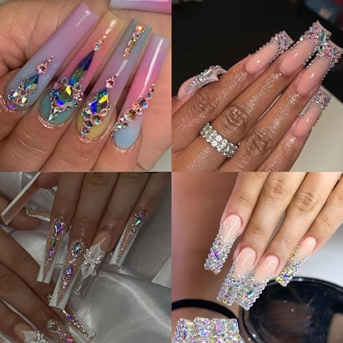 600 Crystal AB Diamonds + 2500 Flat Rhinestones Mix for DIY Crafts
| 3D Ornament Flat Back Rhinestone Crystals Set for