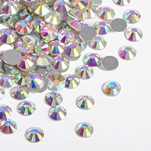 BEADSLAND Crystal Rhinestones Round Gems for Nail Art Craft Glue Fix
| BEADSLAND Flat Back Crystal Rhinestones for Nail