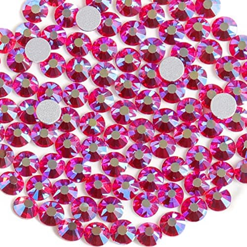 BEADSLAND Crystal Rhinestones Round Gems for Nail Art Craft Glue Fix
| BEADSLAND Flat Back Crystal Rhinestones for Nail