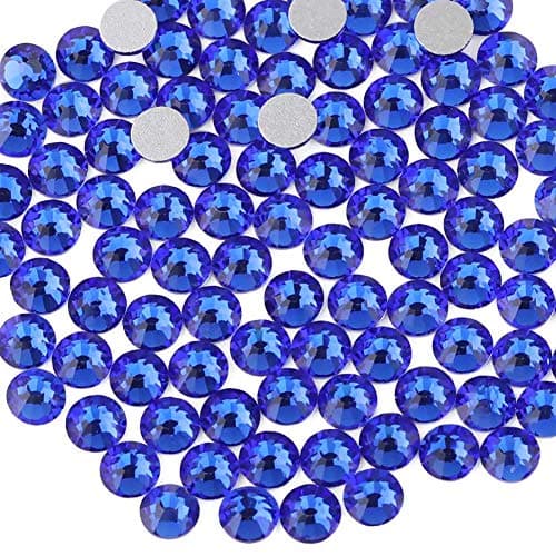 BEADSLAND Crystal Rhinestones Round Gems for Nail Art Craft Glue Fix
| BEADSLAND Flat Back Crystal Rhinestones for Nail