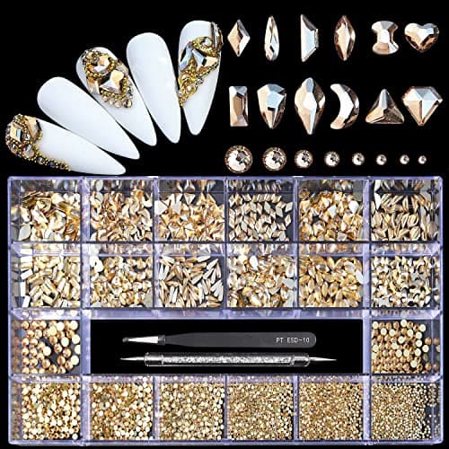 600 Crystal AB Diamonds + 2500 Flat Rhinestones Mix for DIY Crafts
| 3D Ornament Flat Back Rhinestone Crystals Set for