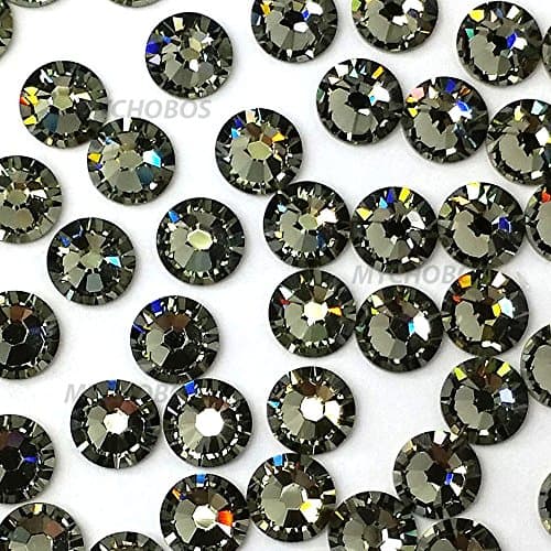 Swarovski 215 Black Diamond 5mm Flat Backs Rhinestones for Fashion Jewelry (144 Pcs, 2020 Season)
| Swarovski 215 Black