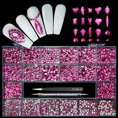 600 Crystal AB Diamonds + 2500 Flat Rhinestones Mix for DIY Crafts
| 3D Ornament Flat Back Rhinestone Crystals Set for