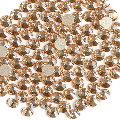 BEADSLAND Crystal Rhinestones Round Gems for Nail Art Craft Glue Fix
| BEADSLAND Flat Back Crystal Rhinestones for Nail