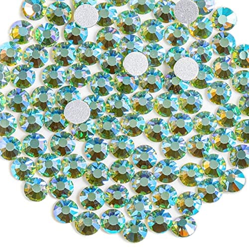 BEADSLAND Crystal Rhinestones Round Gems for Nail Art Craft Glue Fix
| BEADSLAND Flat Back Crystal Rhinestones for Nail