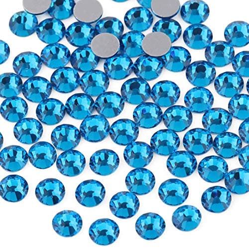 BEADSLAND Crystal Rhinestones Round Gems for Nail Art Craft Glue Fix
| BEADSLAND Flat Back Crystal Rhinestones for Nail