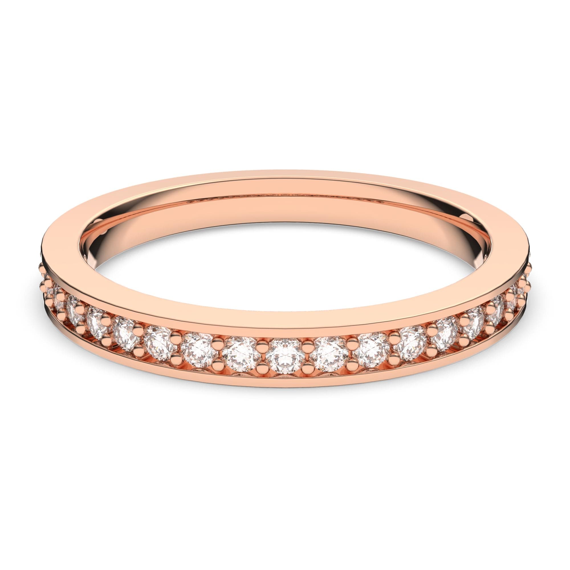 Swarovski Rare Ring Rose Gold-Plated for Elegant Women, Everyday Wear, Sparkling Crystal Accents, 925 Sterling Silver,