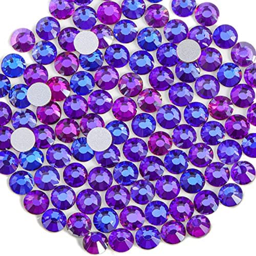 BEADSLAND Crystal Rhinestones Round Gems for Nail Art Craft Glue Fix
| BEADSLAND Flat Back Crystal Rhinestones for Nail
