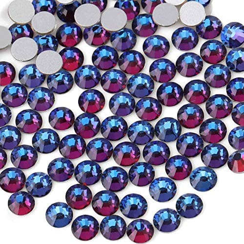 BEADSLAND Crystal Rhinestones Round Gems for Nail Art Craft Glue Fix
| BEADSLAND Flat Back Crystal Rhinestones for Nail