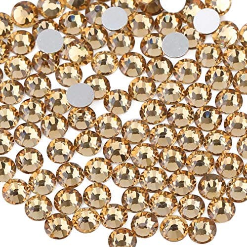 BEADSLAND Crystal Rhinestones Round Gems for Nail Art Craft Glue Fix
| BEADSLAND Flat Back Crystal Rhinestones for Nail