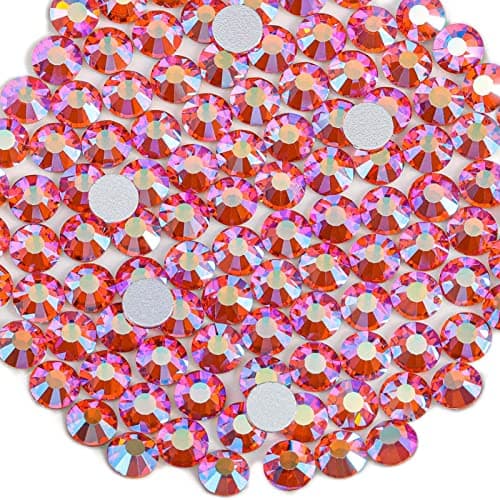 BEADSLAND Crystal Rhinestones Round Gems for Nail Art Craft Glue Fix
| BEADSLAND Flat Back Crystal Rhinestones for Nail