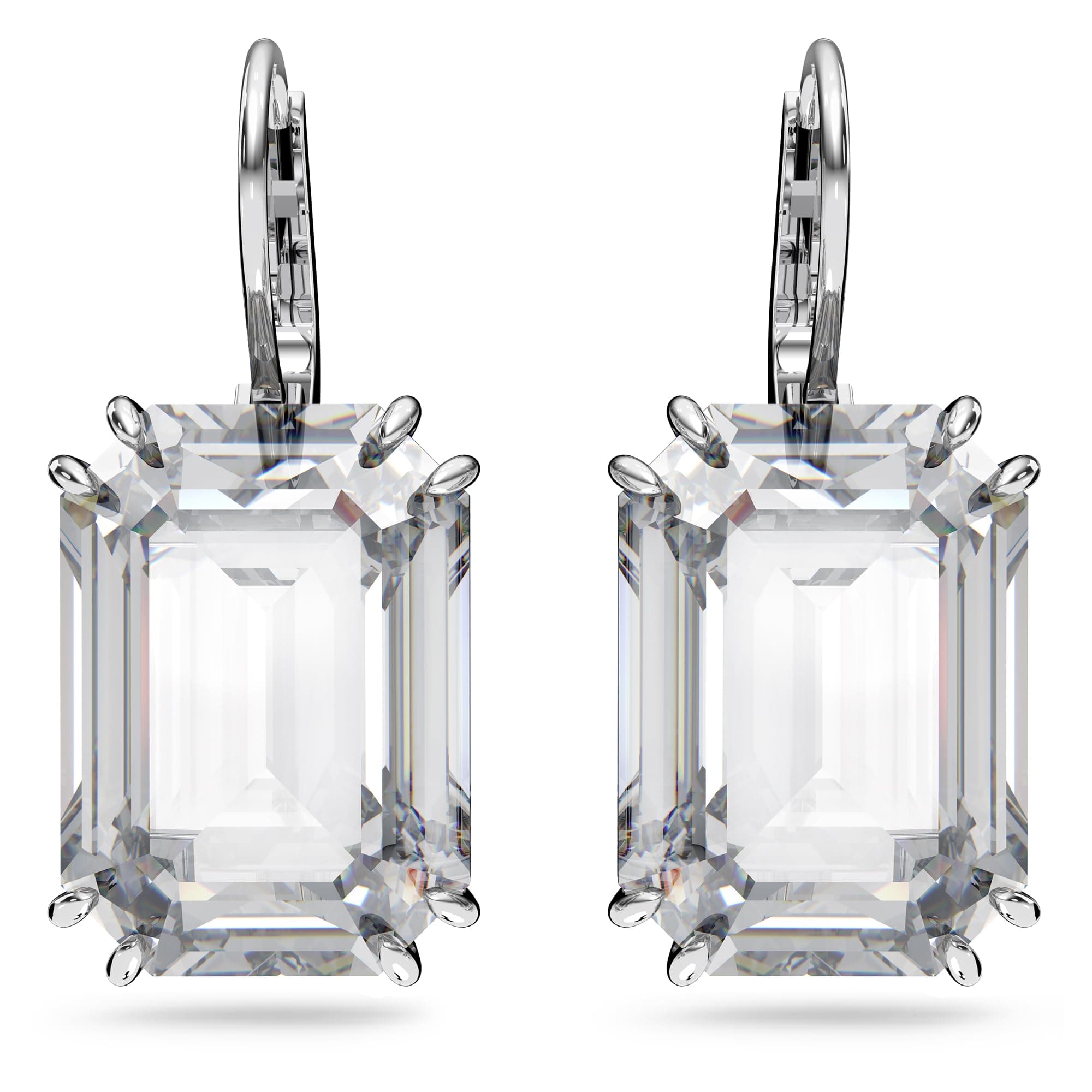Swarovski Millenia Drop Earrings with Clear Oversized Octagon Cut Crystal for Elegant Ladies at Formal Events
| Swarovs