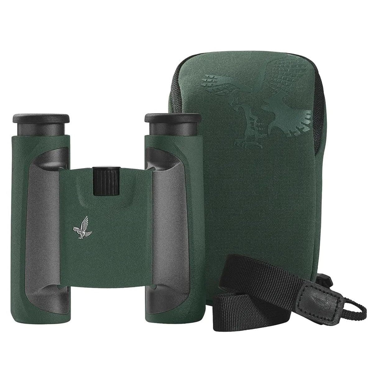 Swarovski OPTIK 8x25 CL Pocket Binoculars for Wild Nature Viewing with Large Field of View and Green Color